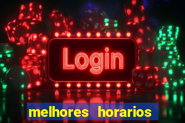 melhores horarios pagantes fortune tiger